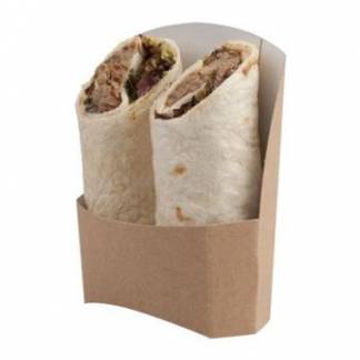 B&aelig;ger Wrap 40x110 mm Karton Brun/Hvid