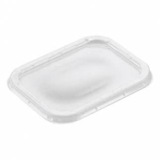 L&aring;g til Alubakke 145x110 mm APET Klar