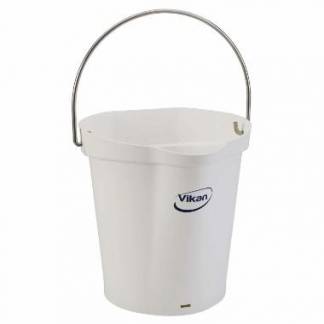 Spand Vikan Hygiejne 6 ltr Hvid Reng&oslash;ring/f&oslash;devarekontakt
