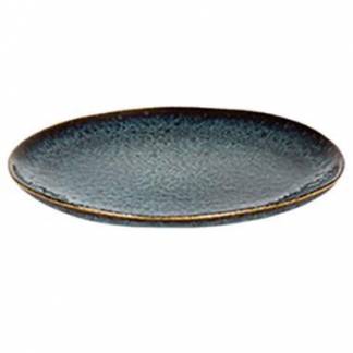 Tallerken Eccentric Petrol &Oslash;22 cm Flad Stent&oslash;j