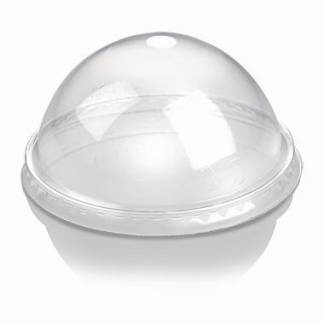 Plastl&Atilde;&yen;g &Atilde;&tilde;76 mm Hv&Atilde;&brvbar;lvet med Hul PLA Klar til Smoothieb&Atilde;&brvbar;ger 8 oz