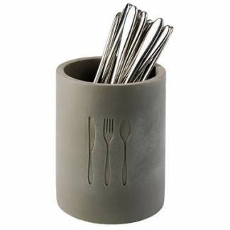 Bestikholder Element &Oslash;11x14 cm Beton Gr&aring;