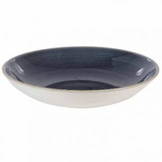 Tallerken Dyb Coupe Stonecast 113,6cl &Oslash;24.8 cm Porcel&aelig;n Bl&aring;b&aelig;r