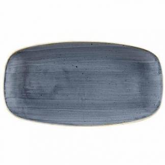 Serveringsfad Stonecast 35.5x18.9 cm Porcel&aelig;n Bl&aring;b&aelig;r
