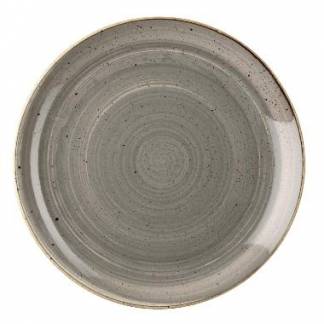 Tallerken Coupe Stonecast &Oslash;16.5 cm Porcel&aelig;n Gr&aring;