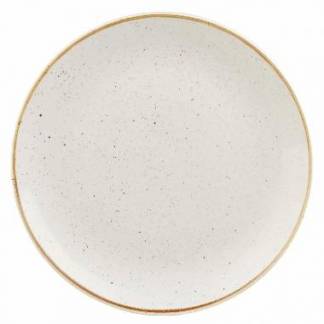 Tallerken Coupe Stonecast &Oslash;26 cm Porcel&aelig;n Vanilje
