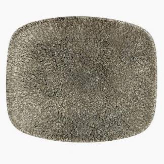 Serveringsfad Raku 15.4x12.6 cm Porcel&aelig;n Sort