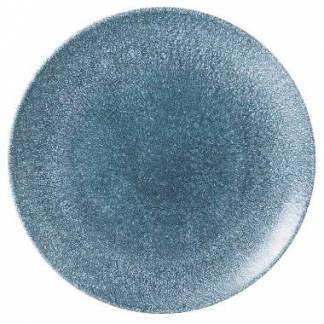 Tallerken Coupe Raku &Oslash;26 cm Porcel&aelig;n Topaz bl&aring;