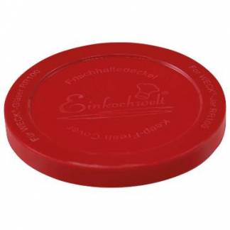 L&aring;g Weck &Oslash;10.8 cm til Patentglas. Silikone R&oslash;d