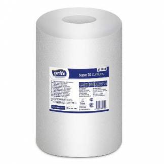 H&aring;ndkl&aelig;derulle Grite 2-lag &Oslash;13xB20xL70m U/Hylse Nyfiber Hvid