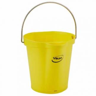 Spand Vikan Hygiejne 6 ltr Gul Reng&oslash;ring/f&oslash;devarekontakt