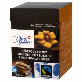 Sukker R&oslash;rsukker Hugget 500 gr