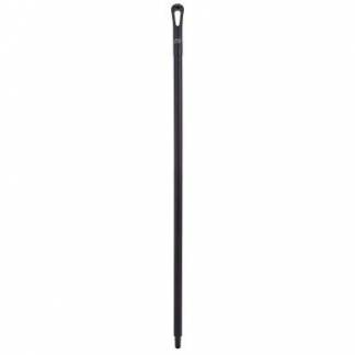 Skaft Ultra hygiejnisk &Oslash;34x1300 mm med Gevind PP Sort
