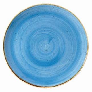 Tallerken Coupe Stonecast &Oslash;26 cm Porcel&aelig;n Markblomst bl&aring;
