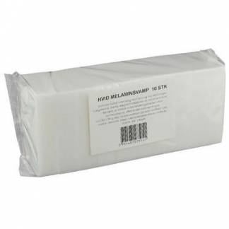 Svamp 105x70x25mm Melamin Hvid