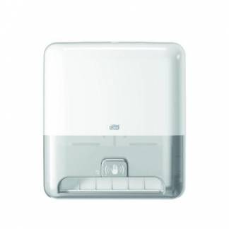Dispenser H&aring;ndkl&aelig;derulle Tork Matic H1 L33.1xB20.6xH36.8cm Plast M/Sensor Hvid