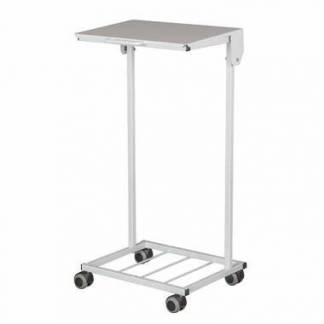 Affaldsstativ 110 ltr med L&aring;g Hvid