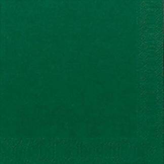 Serviet Duni 33x33 cm 2-lag M&oslash;rkegr&oslash;n