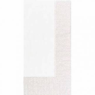 Serviet Duni 33x33 cm 2-lag 1/8 fold Hvid