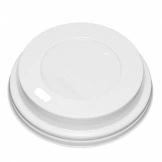 Drikkel&aring;g CPLA &Oslash;90xH20mm Til Kaffeb&aelig;ger Hvid Catersource