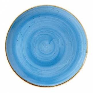 Tallerken Coupe Stonecast &Oslash;32.4cm. Porcel&aelig;n Markblomst Bl&aring;
