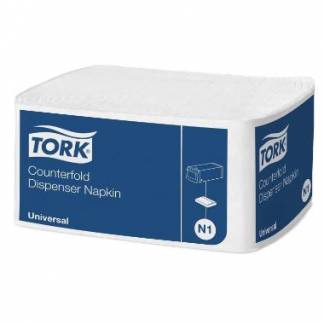 Serviet Tork N1 Novafold 33x30cm nyfiber hvid