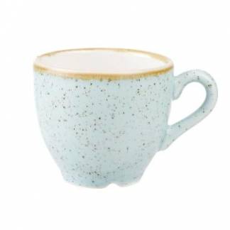 Kop Espresso Stonecast 10 cl &Oslash;6.5x H5.5cm. Porcel&aelig;n Lysebl&aring;