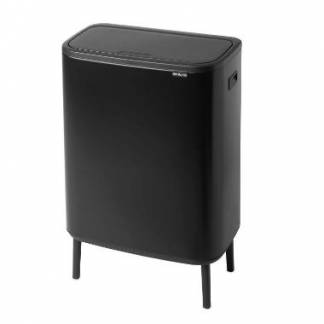 Affaldsspand Brabantia Bo Touch Hi 2x30 ltr Sort