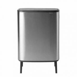 Affaldsspand Brabantia Bo Touch Hi 2x30 ltr Matt Steel Fingerprint Proof