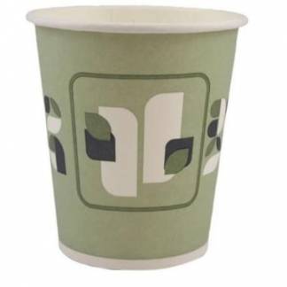 Kaffeb&Atilde;&brvbar;ger Pap 25 cl &Atilde;&tilde;80 mm svanem&Atilde;&brvbar;rket SP9S Pap+Pe gr&Atilde;&cedil;nt m&Atilde;&cedil;nster