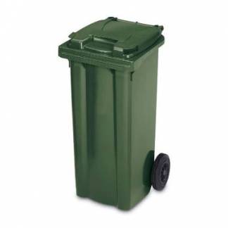 Affaldscontainer 80 ltr 2-hjulet Gr&oslash;n