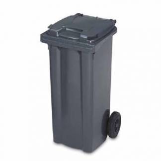 Affaldscontainer 140 ltr 2-hjulet gr&aring;