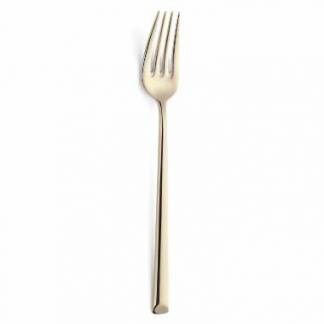 Spisegaffel Metropole PVD 20.7 cm Rustfrit st&aring;l Blank Champagne