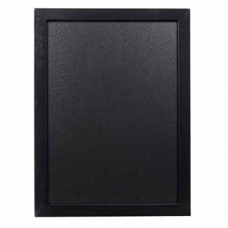 Tavle til v&aelig;g Securit 40x30x1 cm med Ramme Sort