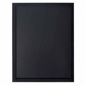 Tavle til v&aelig;g Securit 60x40x1 cm med Ramme Sort