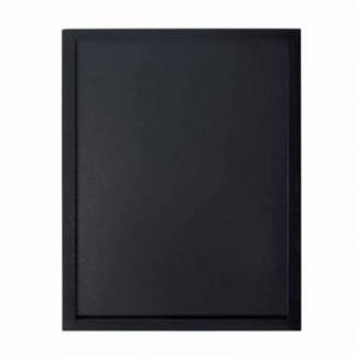 Tavle til v&aelig;g Securit 80x60x1 cm med Ramme Sort