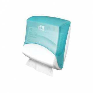 Dispenser Tork W4 Toppak Plast Hvid/Turkis
