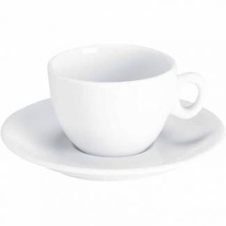 Kop cappuccino Luna 17cl Porcel&aelig;n hvid