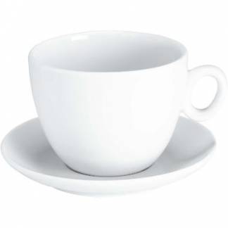 Kop latte big Luna 35cl Porcel&aelig;n hvid