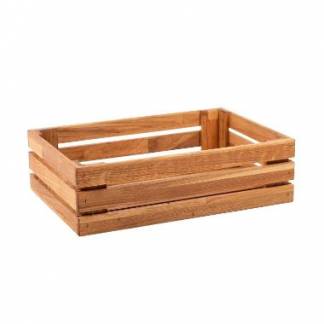 Tr&aelig;kasse 450x310x130 mm Olieret Eg