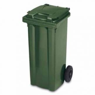 Affaldscontainer 120 ltr 2-hjulet Gr&oslash;n