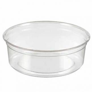 B&aelig;ger Deli 200 ml 8 oz &Oslash;117x36 mm Rund RPET Klar