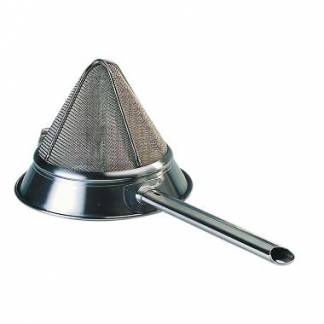 Spidssigte &Oslash;240x195 mm med Netbeskytter Rustfrit st&aring;l