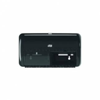 Dispenser Toiletpapir Tork Twin T4 Almindelige ABS Plast Sort til 2 rl
