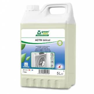 T&oslash;jvask flydende Activ Delicat Ecolabel med parfume og enzymer 5 ltr
