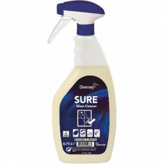 Glasrens SURE Glass Cleaner Ecolabel uden farve/parfume 750 ml