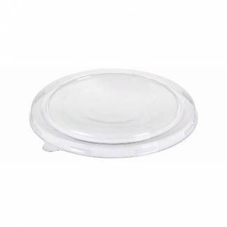 Plastl&aring;g Catersource Rund &Oslash;150mm APET Transparent Til salatsk&aring;l &Oslash;148mm