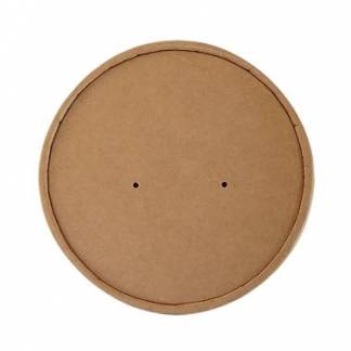 L&Atilde;&yen;g Pap PE-belagt Brun til Suppeb&Atilde;&brvbar;ger 26 og 32 oz b&Atilde;&brvbar;ger