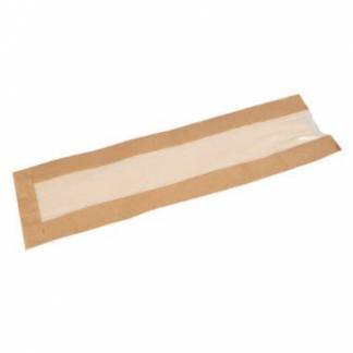 Rudepose 160/80x455mm 50 gr Ribbet 100\% papir Stort Grovbr&oslash;d Brun