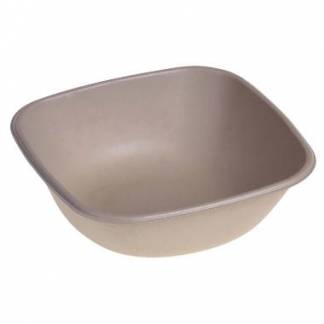 Salatsk&aring;l 750 ml 170x170x55 mm Biocoated Bagasse Bionedbrydelig Brun